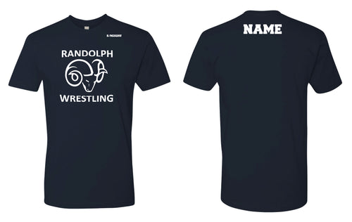 Randolph Wrestling Cotton Crew Tee - Navy - 5KounT2018