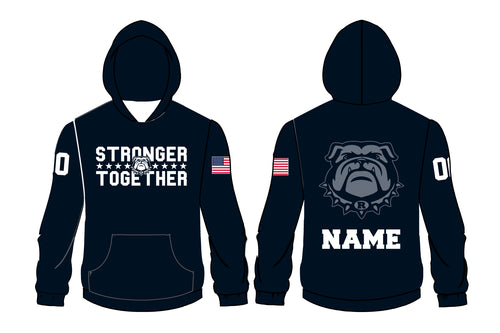 Randolph Football Bulldogs Stronger Together Sublimated Hoodie - 5KounT