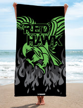 RedHawk Wrestling Club Sublimated Beach Towel-( White/Grey - Black/Red - Black/Green - Red/Black) - 5KounT2018