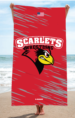 Ridgefield Park Wrestling Sublimated Beach Towel - 5KounT2018