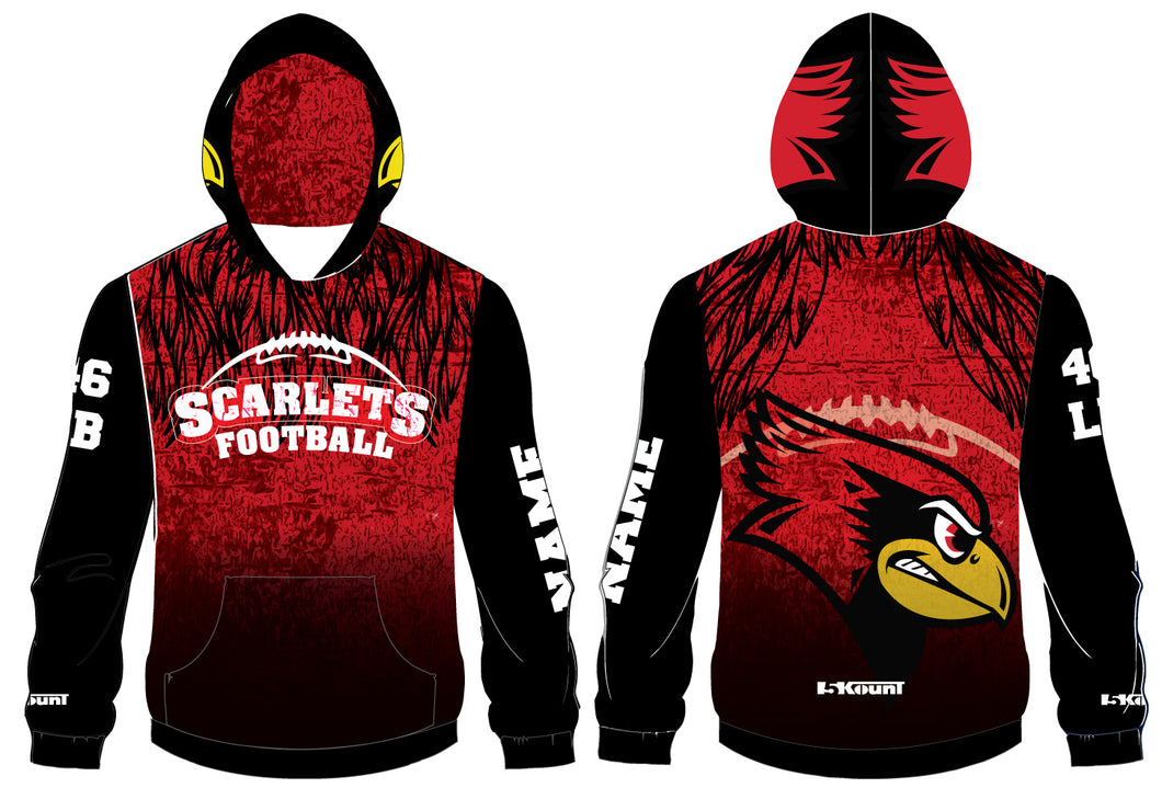 Scarlets Football Sublimated Hoodie - 5KounT