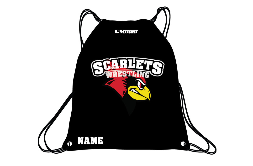 Scarlets Wrestling Sublimated Drawstring Bag - 5KounT
