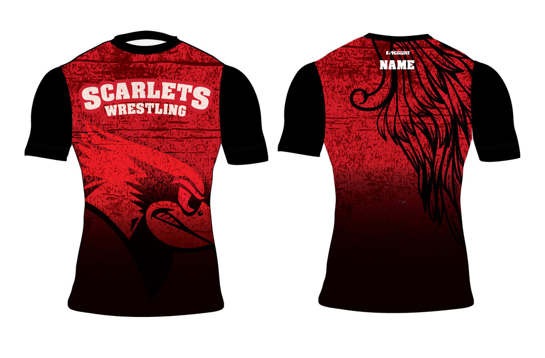 Scarlets Wrestling Sublimated Compression Shirt - 5KounT