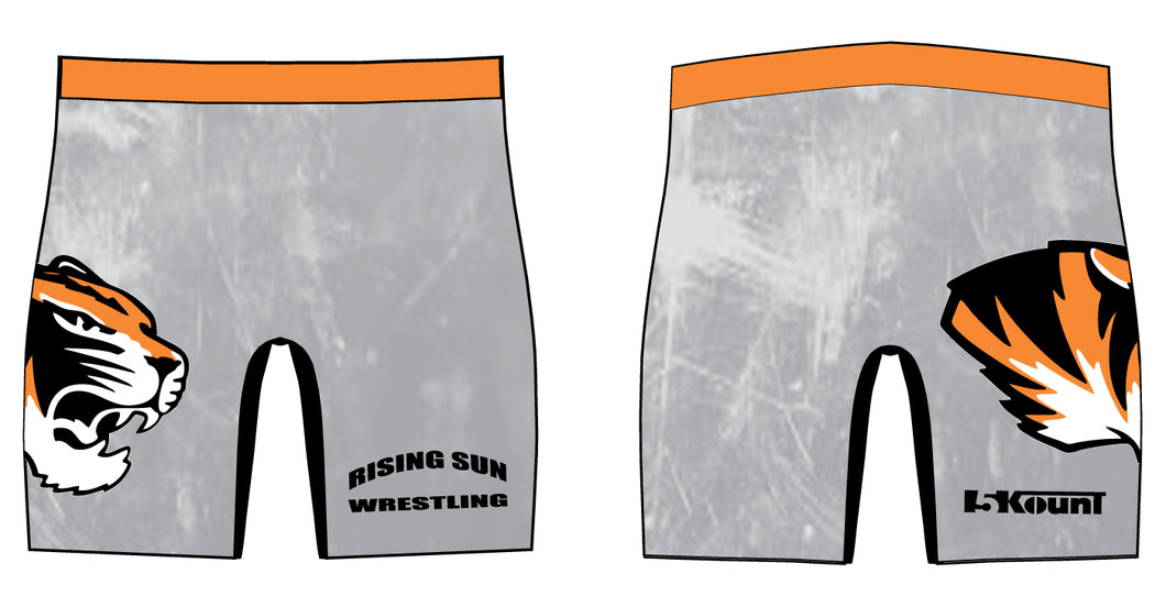 Rising Sun Tigers Sublimated Compression Shorts - 5KounT