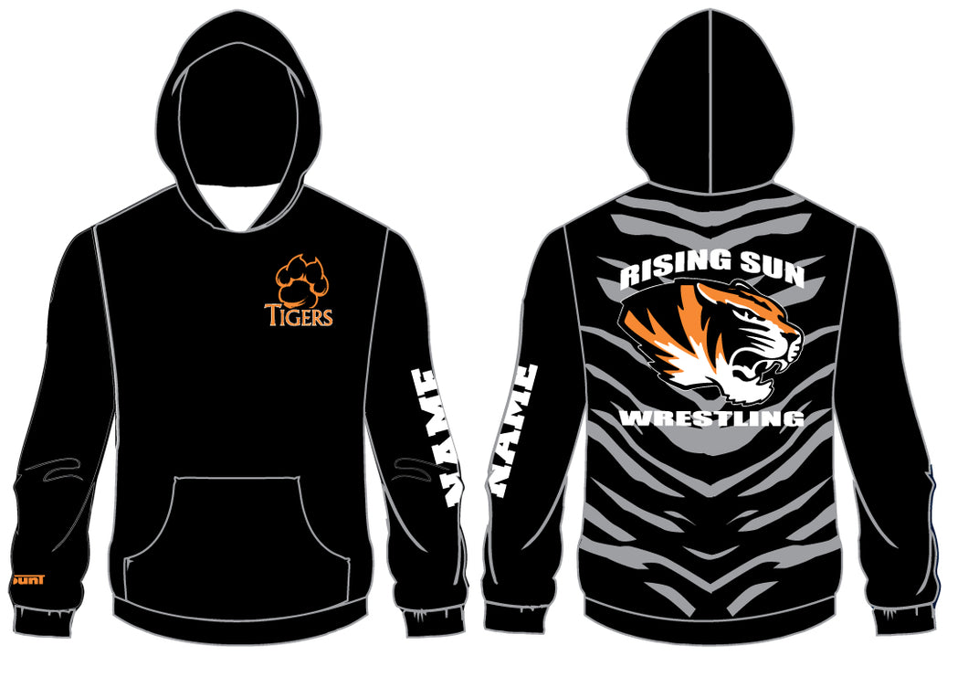 Rising Sun Tigers Sublimated Hoodie - 5KounT