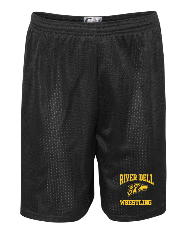 River Dell Wrestling Tech Shorts - Black - 5KounT