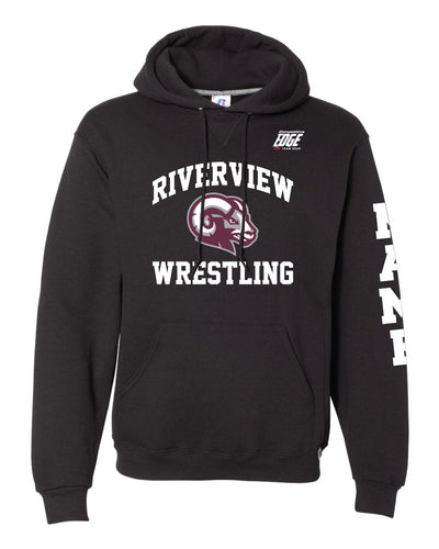 Riverview Wrestling Russell Athletic Cotton Hoodie - Black - 5KounT2018