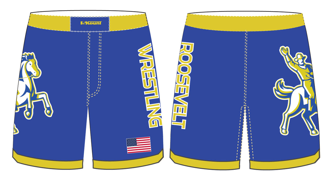 Roosevelt HS Sublimated Fight Shorts - 5KounT