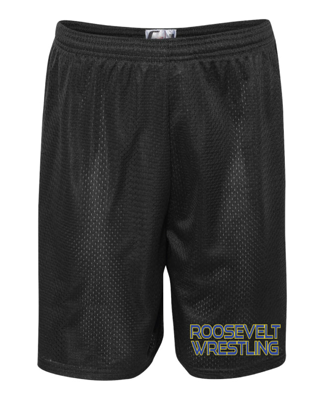 Roosevelt HS Tech Shorts - Black - 5KounT
