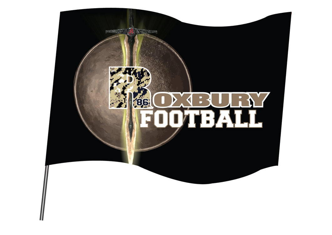 Roxbury Football 2017 Sublimated Flag - 5KounT
