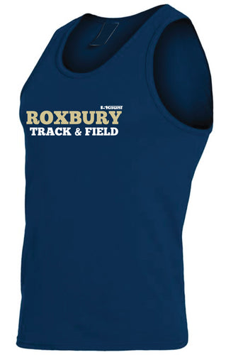 Roxbury Track & Field Poly/Cotton Tank Top - Navy - 5KounT2018