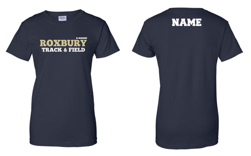 Roxbury Track & Field Cotton Women's Crew Tee - Navy - 5KounT2018