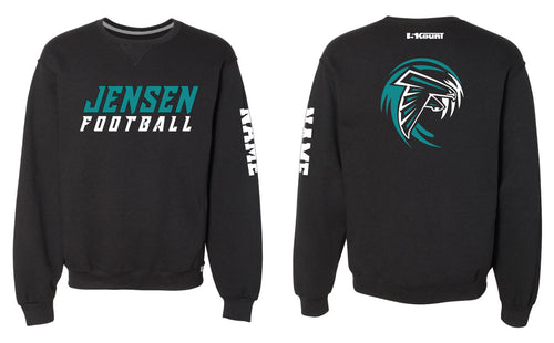 Jensen Beach Falcons Football Russell Athletic Cotton Crewneck - 5KounT2018