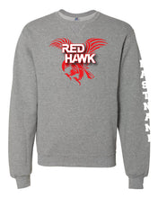 RedHawk Wrestling Club Russell Athletic Crewneck Sweatshirt - Black/Oxford - 5KounT