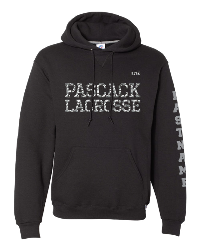 Pascack LAX Russell Athletic Cotton Hoodie - Black - 5KounT