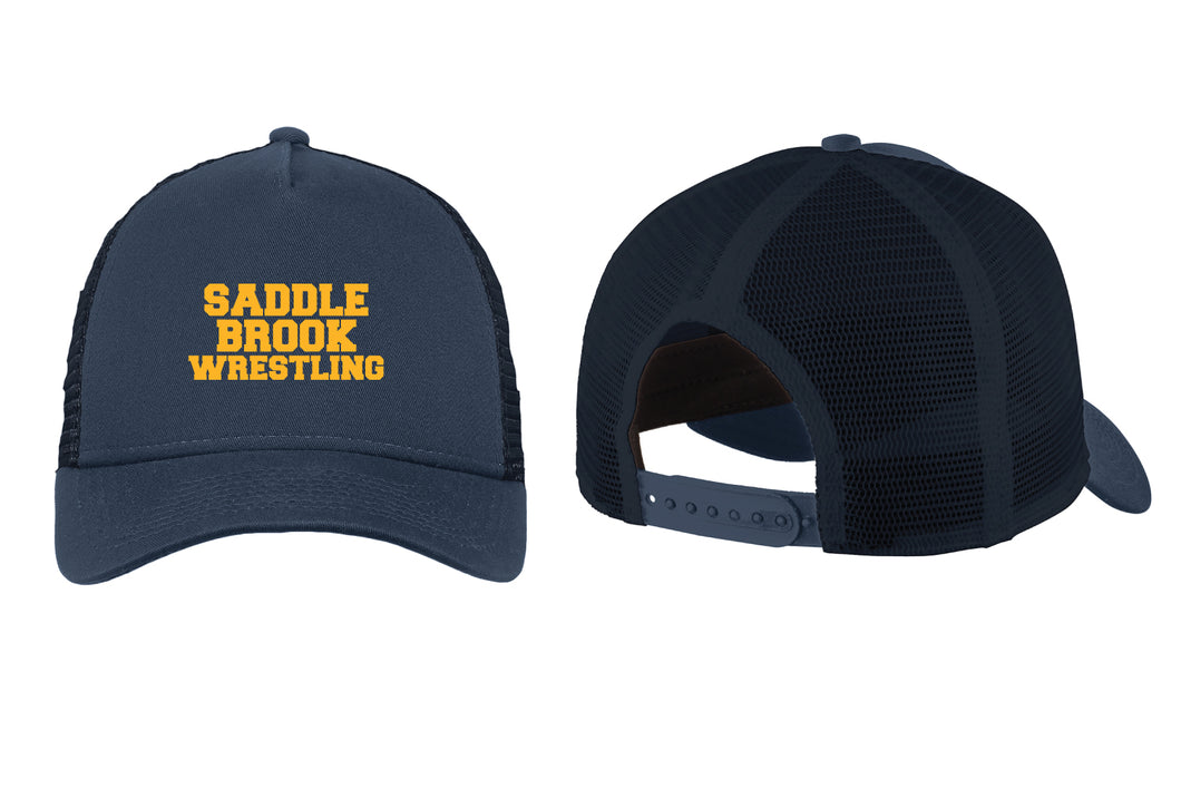 Saddle Brook Youth Wrestling New Era® Snapback Trucker Cap - Navy