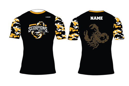 Scorpions Wrestling Sublimated Compression Shirt - Traditional Camo - 5KounT