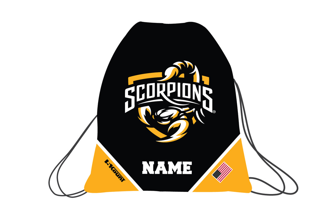 Scorpions Wrestling Sublimated Drawstring Bag - 5KounT