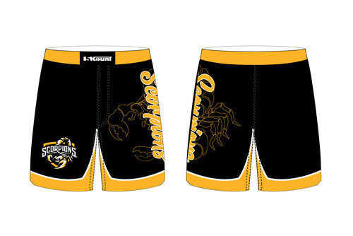 Scorpions Wrestling Sublimated Fight Shorts Design 2 - 5KounT