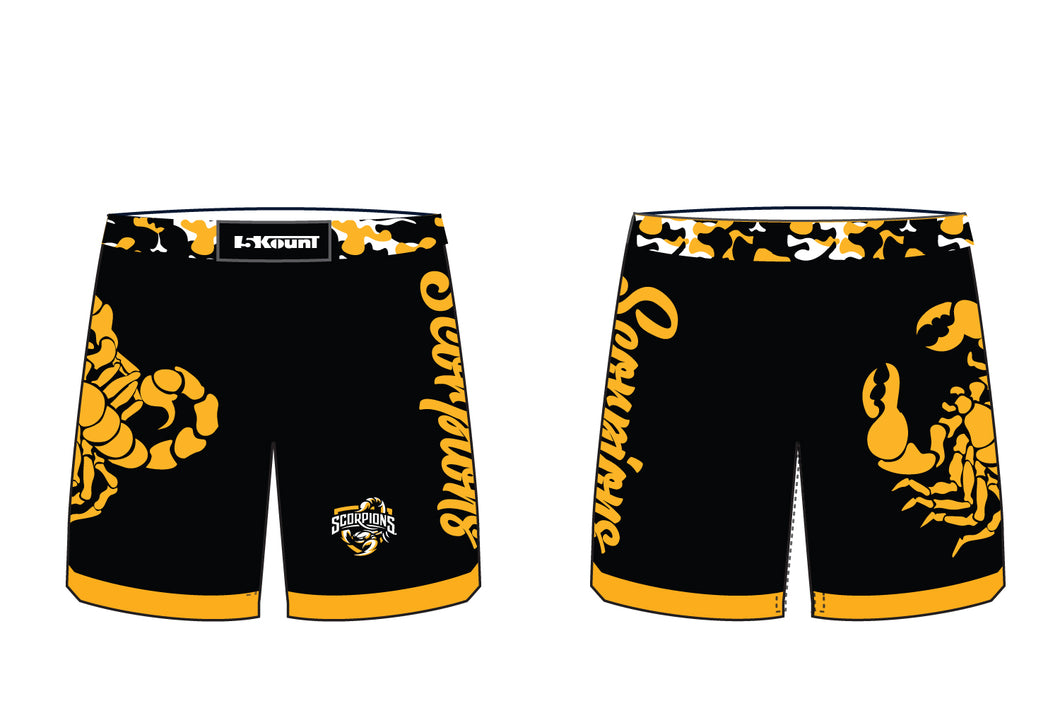 Scorpions Wrestling Sublimated Fight Shorts - Traditional Camo - 5KounT