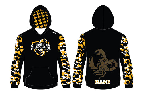 Scorpions Wrestling Sublimated Hoodie Design 1 Traditional Camo - 5KounT