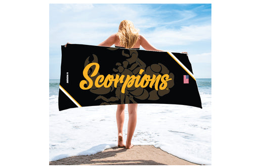 Scorpions Wrestling Sublimated Beach Towel - 5KounT