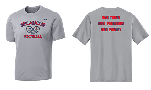Secaucus Football Dryfit Performance Shirt - Gray - 5KounT2018
