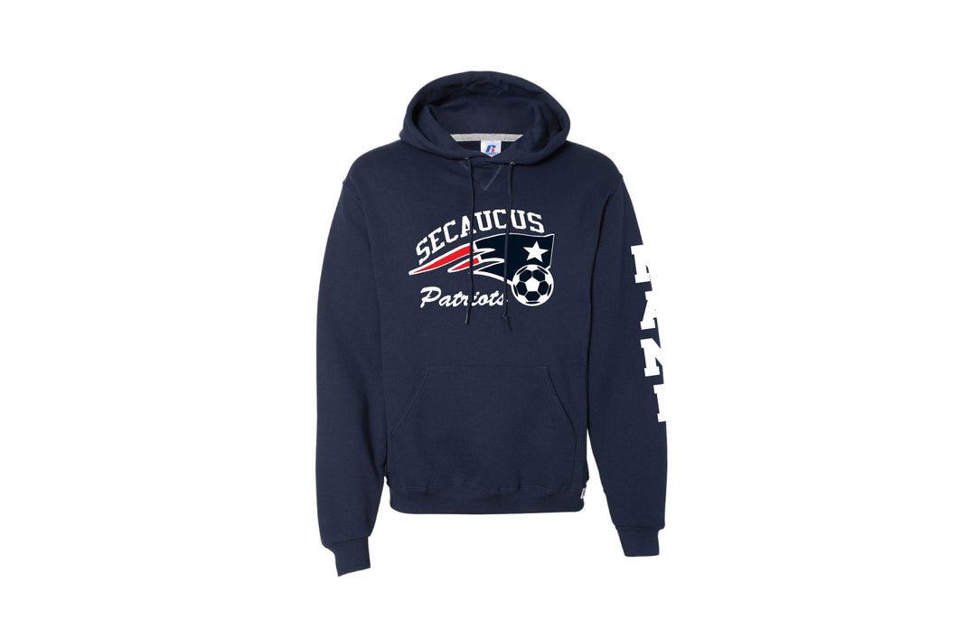 Secaucus Soccer Russell Athletic Cotton Hoodie - Navy - 5KounT