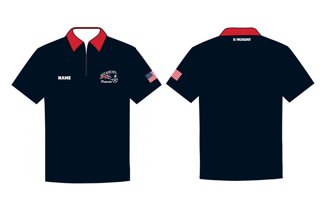 Secaucus Soccer Sublimated Polo - Navy - 5KounT