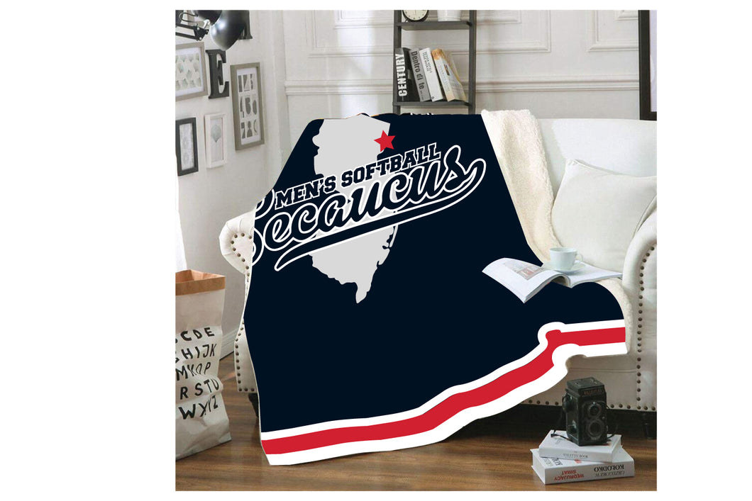 Secaucus Men's Softball  Sublimated Blanket - 5KounT