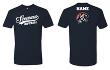 Secaucus softball Cotton Crew Tee - Navy/Heather - 5KounT2018