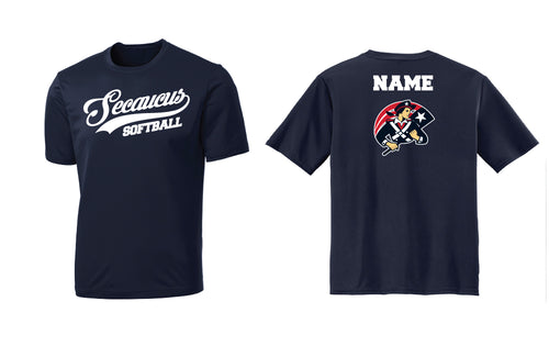 Secaucus Softball Dryfit Performance Tee - Navy - 5KounT2018