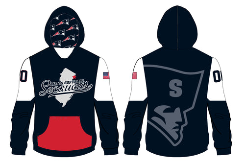 Secaucus Men's Softball Sublimated Hoodie - 5KounT