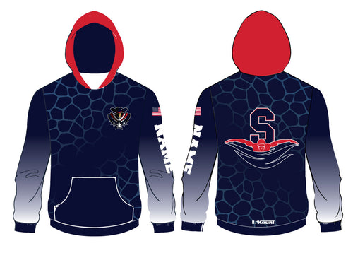 Secaucus Swimming Sublimated Hoodie - 5KounT2018