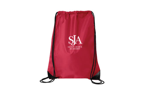 Saint John's Academy Drawstring Bag - Red - 5KounT2018