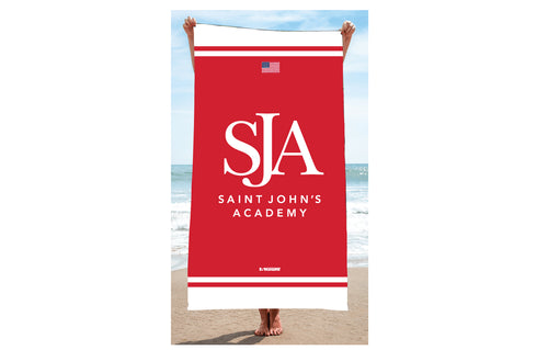 Saint John's Academy Sublimated Beach Towel - 5KounT2018