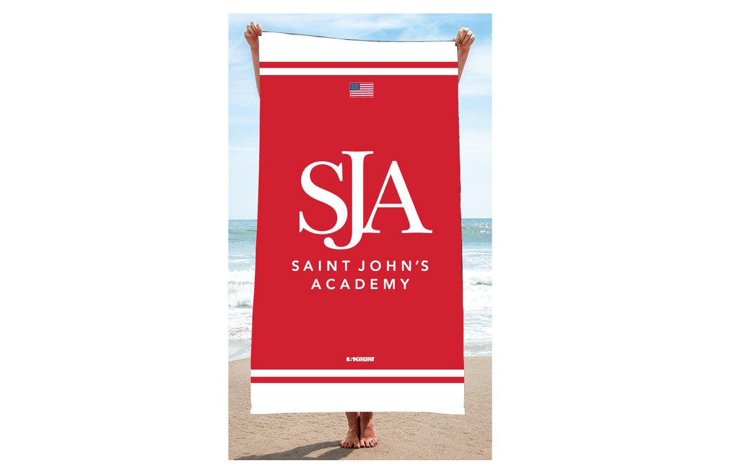 Saint John's Academy Sublimated Beach Towel - 5KounT2018