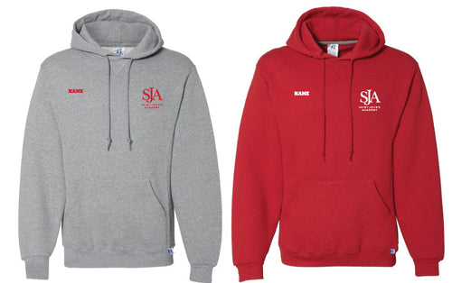 Saint John's Academy Russell Athletic Cotton Hooded Sweatshirt - 5KounT