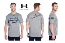 Smitty's Wrestling Barn Under Armour Performance Tee- gr ht/ blk