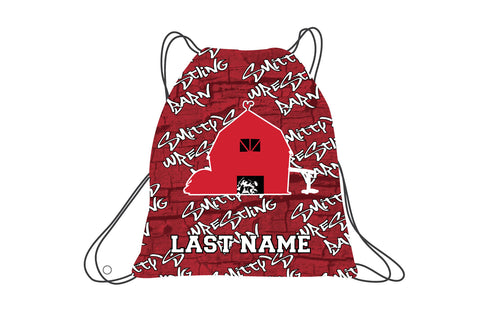 Smitty's Wrestling Barn Sublimated Drawstring Bag - 5KounT