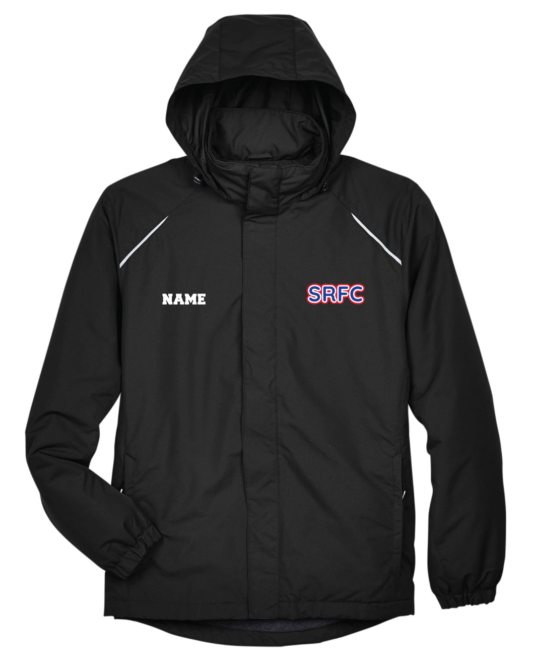 SRFC All Season Hooded Men's Jacket - Black - 5KounT2018