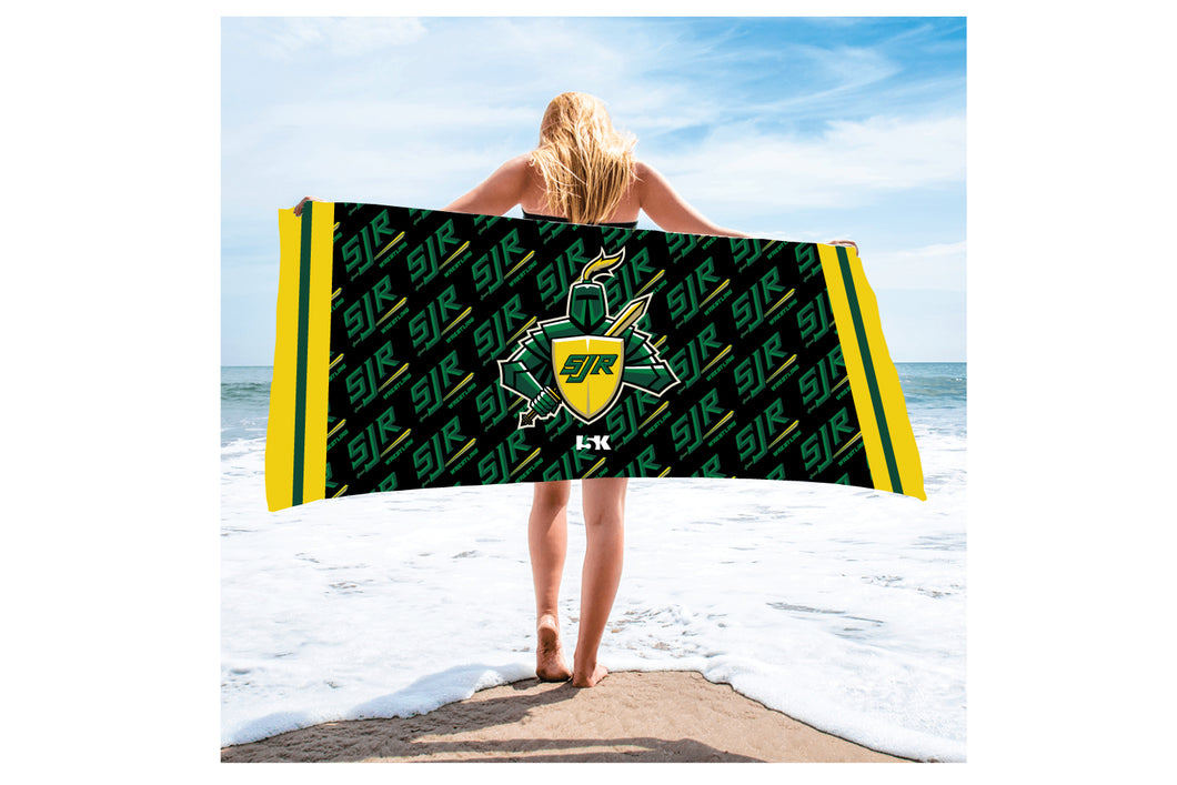 SJR Wrestling Sublimated Beach Towel