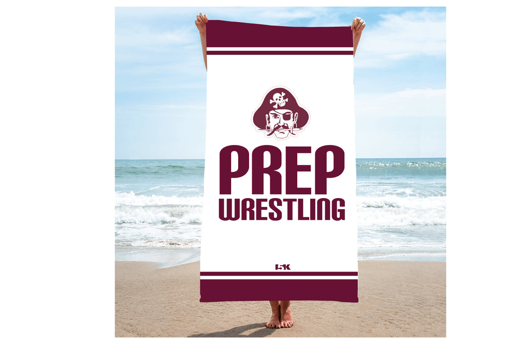 St Peter's Prep Wrestling Sublimated Beach Towel - 5KounT