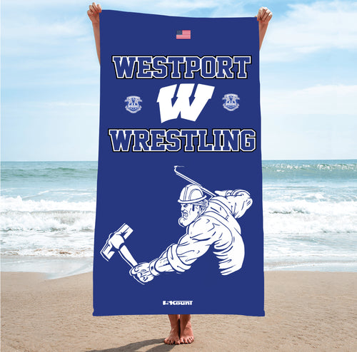Westport Wreckers Sublimated Beach Towel - 5KounT2018