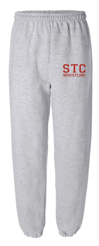 STC Wrestling Cotton Sweatpants - Grey - 5KounT