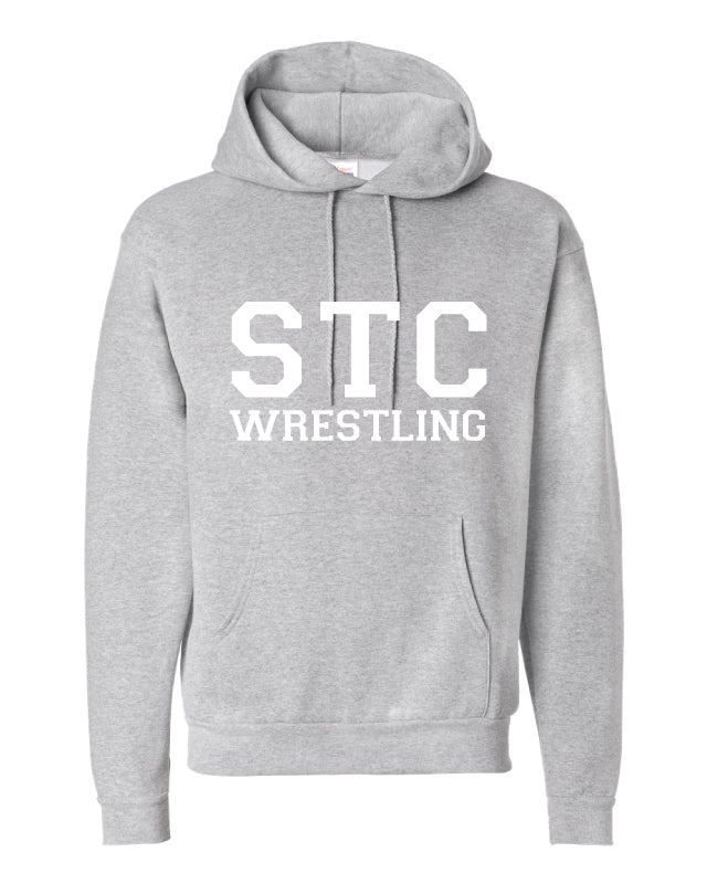STC Wrestling Cotton Hoodie - Grey - 5KounT