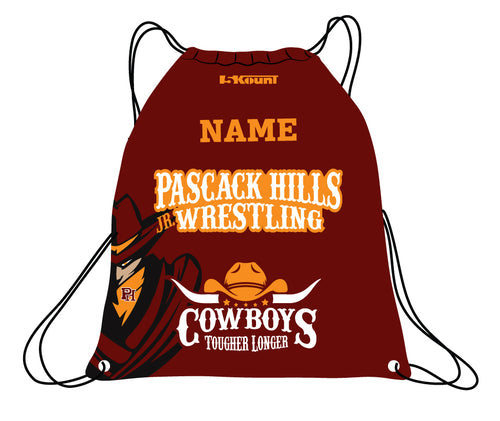 Pascack Hills Jr Wrestling Sublimated Drawstring Bag - 5KounT2018