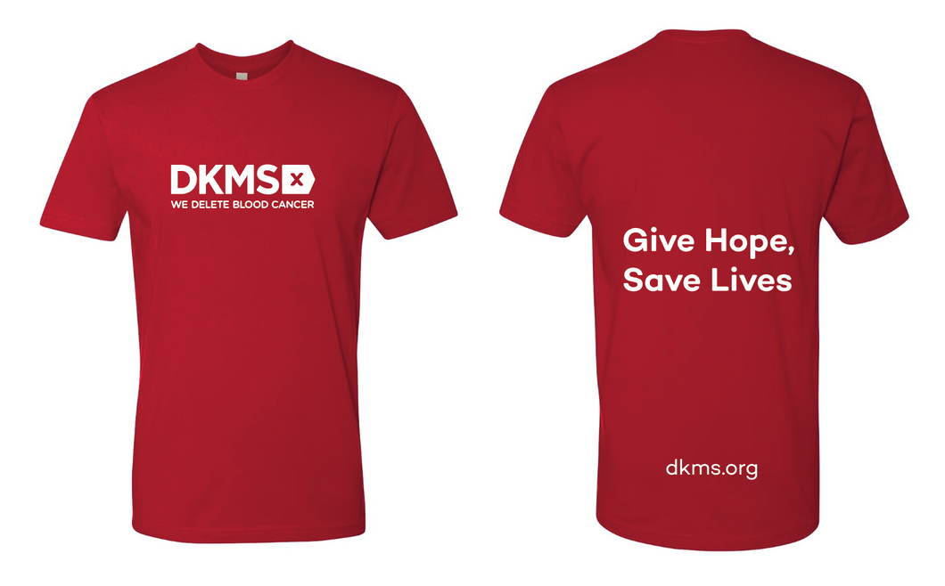 DKMS Cotton Crew Tee - Red