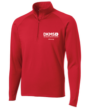 DKMS Quarter Zip Pullover - Red