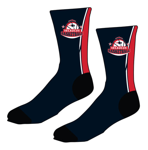 Secaucus Basketball Sublimated Socks - 5KounT2018